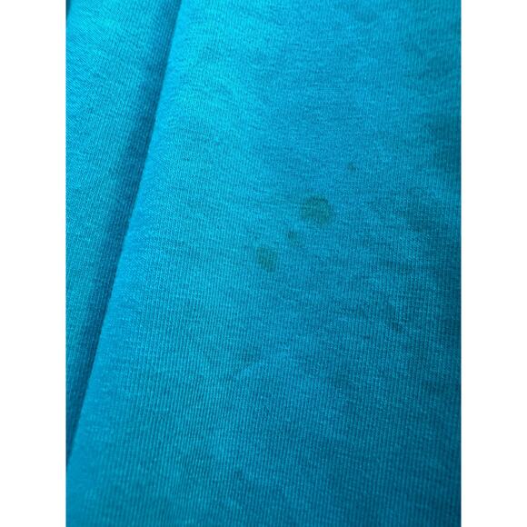 Chadwicks Maxi Dress Blue Pleated Round Neck Long Sleeve Cottagecore Large - Picture 3 of 13